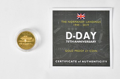 Lot 742 - A 22ct gold Guernsey £1 proof limited edition...