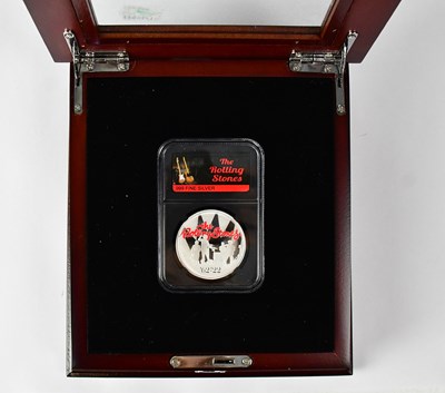 Lot 593 - A 2022 silver proof £2 coin, encapsulated, in...