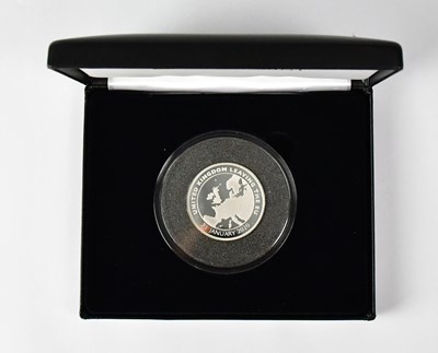 Lot 641 - A 2020 Piedfort commemorative silver proof...