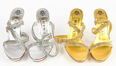 Lot 880 - GINA; two pairs of unused and unworn boxed Rox...