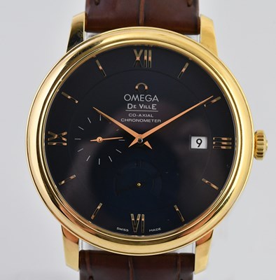 Lot 37 - OMEGA; a gentleman's 18ct yellow gold De Ville...