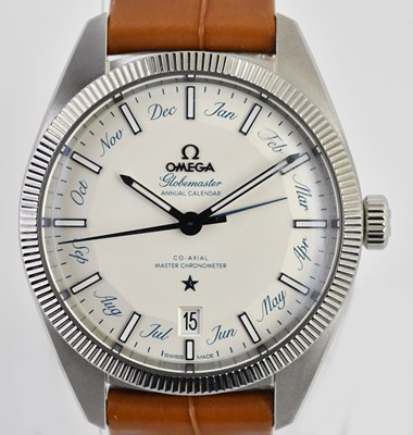 Lot 41 - OMEGA; a gentleman's stainless steel...