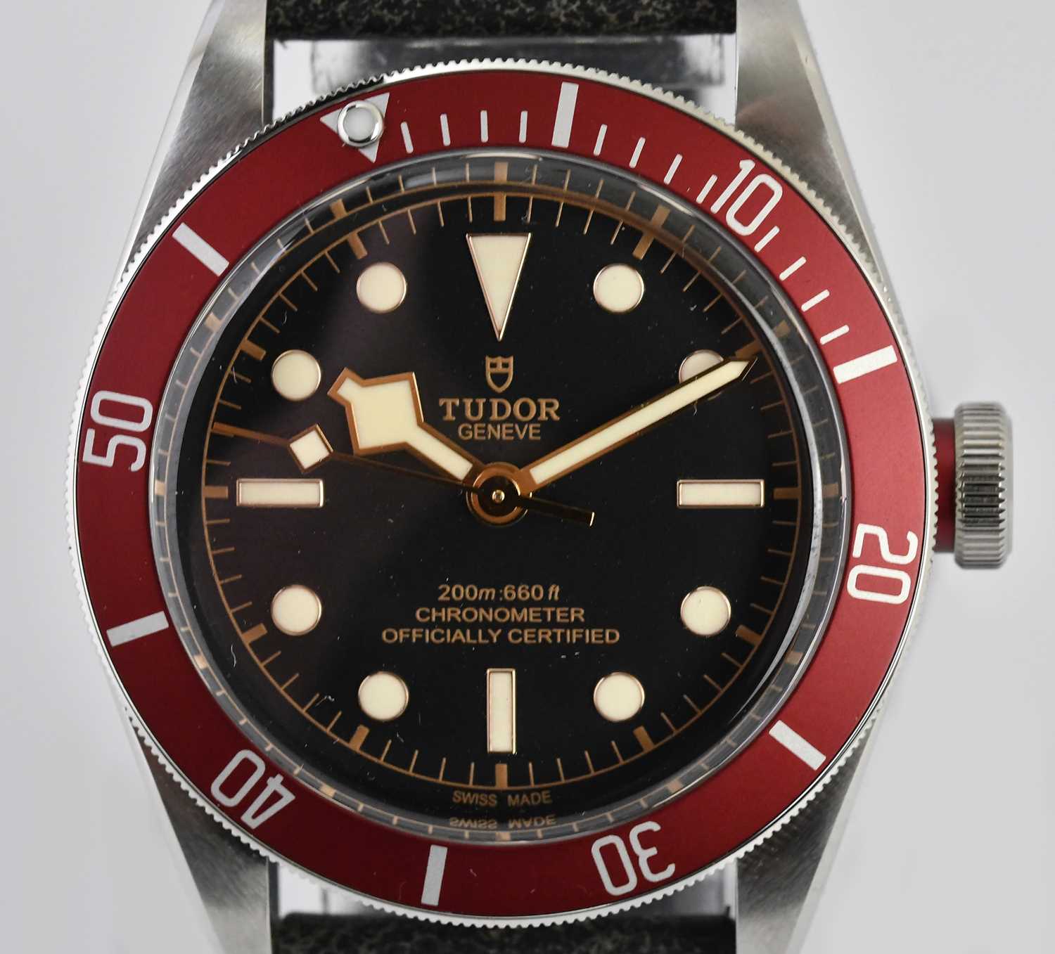 Lot 28 - TUDOR; a gentleman's stainless steel Heritage
