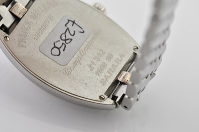 Lot 31 - FRANCK MULLER; a stainless steel 'Casablanca'...