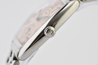 Lot 31 - FRANCK MULLER; a stainless steel 'Casablanca'...