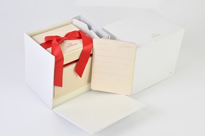 Lot 10 - OMEGA; five watch boxes including two with...
