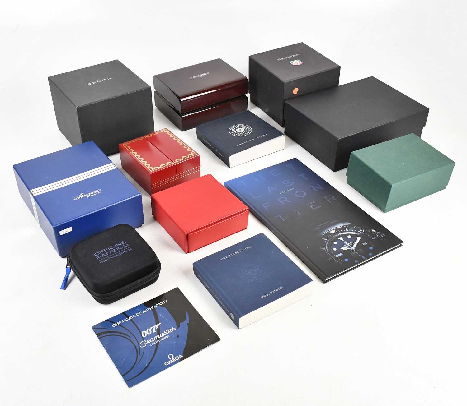 Lot 11 - VARIOUS; an inner and outer box for a Tag...