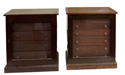 Lot 290 - A pair of early 20th century mahogany...