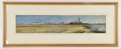 Lot 177 - UNATTRIBUTED; a rectangular oil on board,...