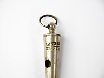 Lot 191 - A Liverpool City Police whistle.