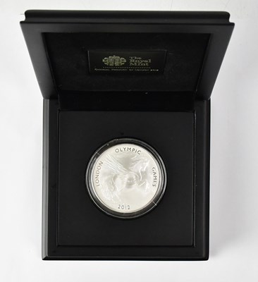 Lot 646 - A 2012 silver proof commemorative coin,...