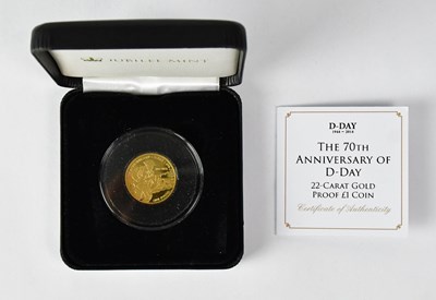 Lot 687 - An Elizabeth II gold proof commemorative £1...