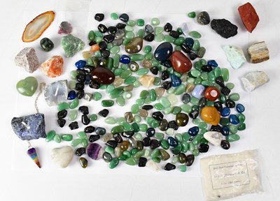 Lot 337 - A collection of semi-precious stones to...