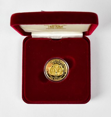 Lot 668 - A 14ct gold proof commemorative coin, 'The...