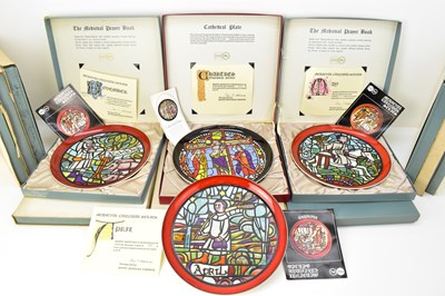 Lot 243 - POOLE POTTERY; twelve boxed calendar plates...