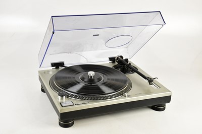 Lot 1019 - TECHNICS; an SL-1200MK2 turntable, with a...