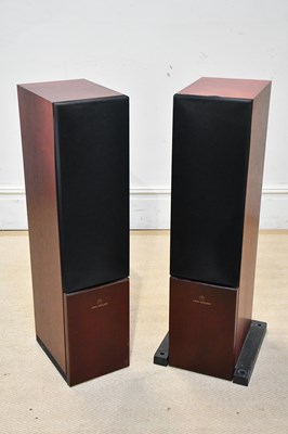 Lot 1027 - LINN; a pair of Keilidh 75watt cherry floor...