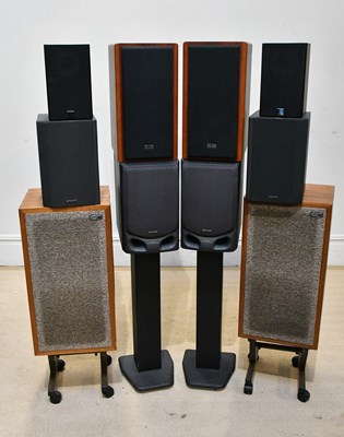 Lot 1034 - A collection of ten speakers to include Dlei,...