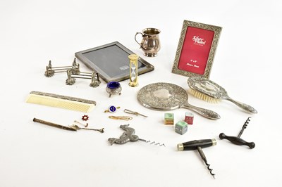 Lot 742 - A small collection of electroplated items...