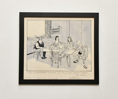 Lot 869 - JAK RAYMOND ALLEN JACKSON; ink and watercolour,...