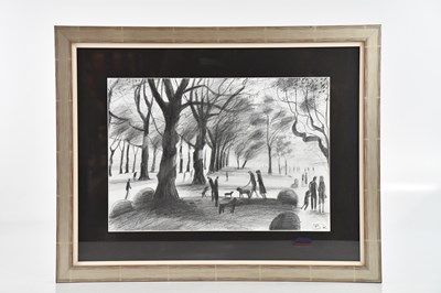 Lot 79 - BEN KELLY (born 1974); ink drawing, figures...