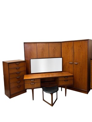 Lot 7 - JOHN J HERBERT FOR YOUNGER; a teak five piece...