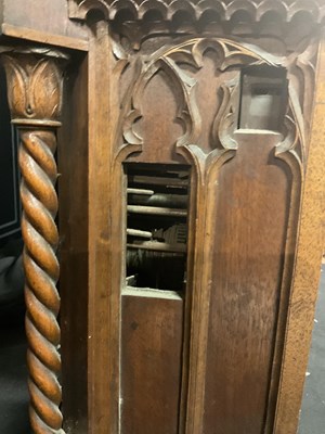 Lot 1226 - A Victorian Black Forest Gothic Revival mantel...