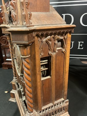 Lot 1226 - A Victorian Black Forest Gothic Revival mantel...