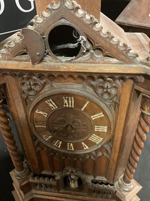 Lot 1226 - A Victorian Black Forest Gothic Revival mantel...