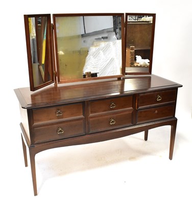 Lot 64 - STAG; a mahogany Minstrel bedroom suite...