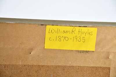 Lot 821 - WILLIAM R HOYLES (1870-1935); watercolour,...