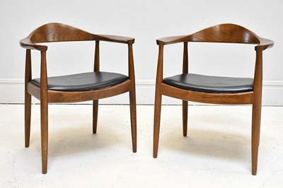 Lot 1000 - ATTRIBUTED TO HANS WEGNER; a pair of mid...