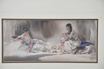 Lot 798 - FRANCIS BOXALL; colour print, ‘Solitaire’,...
