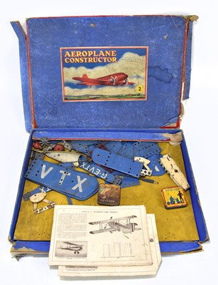 Lot 270 - MECCANO; a aeroplane constructor set no.2