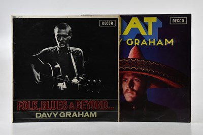 Lot 1116 - DAVY GRAHAM; two albums, comprising Folk,...