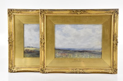 Lot 810 - G NASMYTH LANGLANDS; two watercolours, 'A...