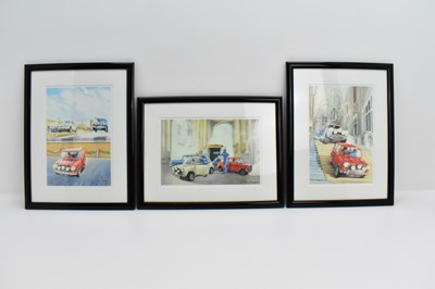 Lot 407 - BRIAN SAPSFORD; three prints titled...