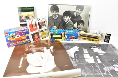 Lot 350 - THE BEATLES; nine items of memorabilia,...