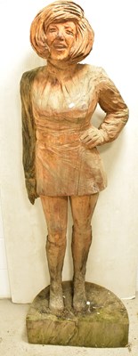 Lot 146 - SIMON O' ROURKE; a chainsaw carved statue of...