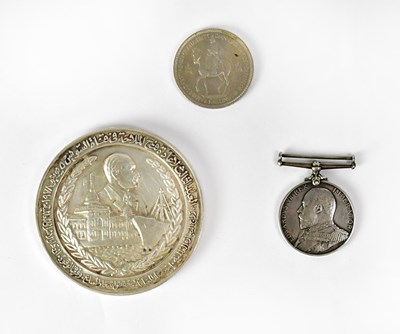 Lot 418 - An Edward VII Royal Naval Reserve Long Service...