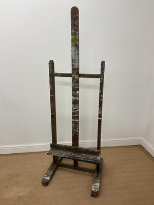 Lot 8 - BOURGEOIS AINE; a wooden artist's easel on...