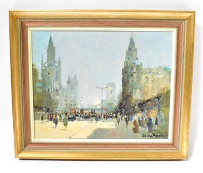 Lot 650 - GEORGE THOMPSON (British, 20th century); oil...