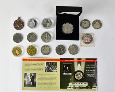 Lot 552 - A collection of mixed UK commemorative coinage...