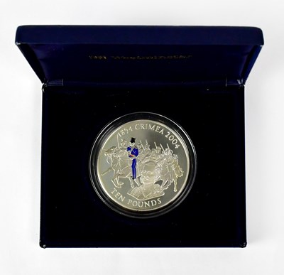 Lot 651 - An Elizabeth II silver proof £10 commemorative...