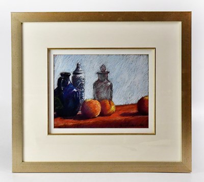 Lot 402 - CHARLES VAN MERWE (20th century); pastel,...