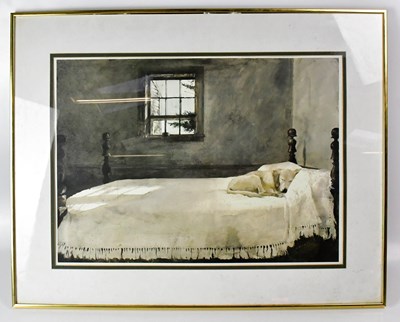 Lot 410 - ANDREW WYETH (1917-2006); a colour lithograph,...