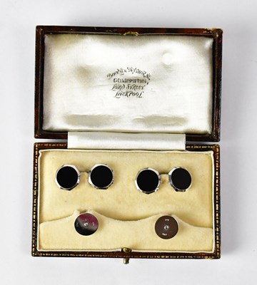 Lot 793 - BOODLE & DUNTHORNE LTD; a cased set of 9ct...