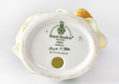 Lot 191 - ROYAL DOULTON; two figures of ladies,...