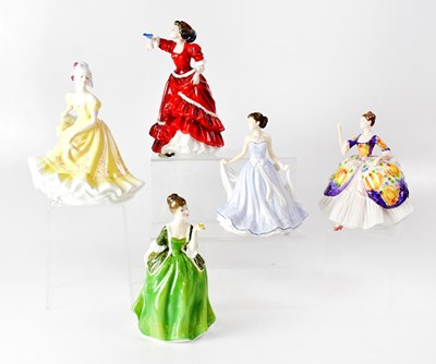 Lot 193 - ROYAL DOULTON; five figures, comprising HN5530...