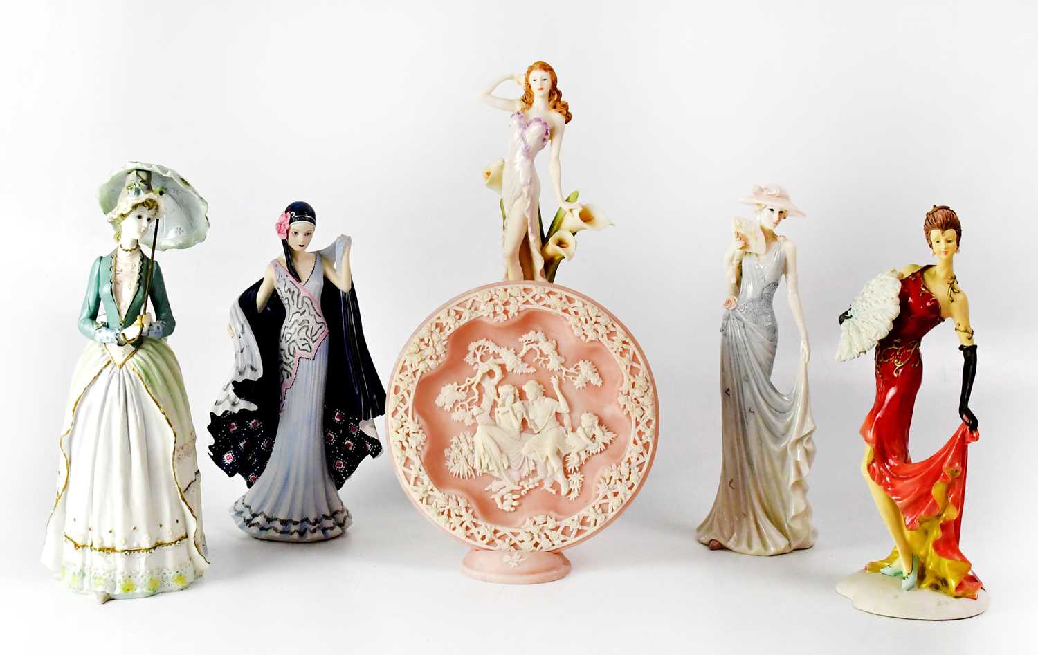 Lot 316 - An Incolay Studios carved stone collectors'...